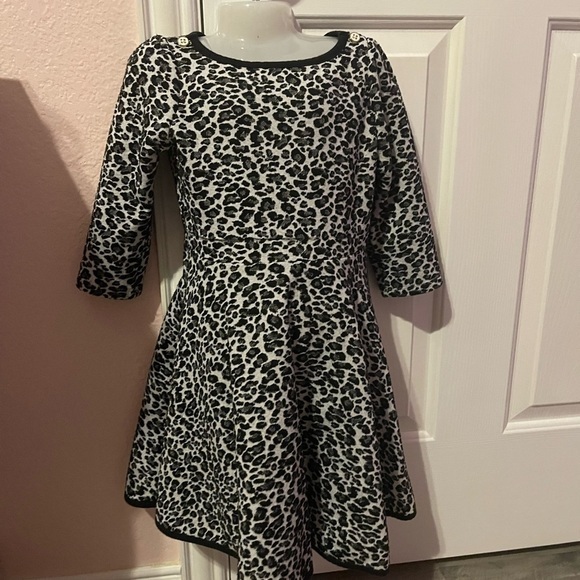 Janie and jack girl jersy dress leopard print - Picture 2 of 10